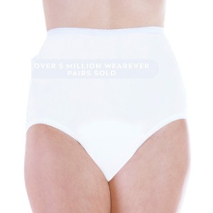 1-Pack Wearever Women's Nylon and Lace Incontinence Panties - 1 of 4