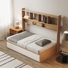 Luck Live  76.77 in. bed With 4 drawers, with bookshelf - 4 of 4