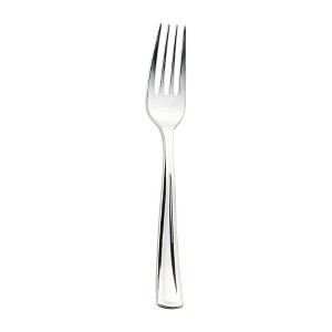 Smarty Had A Party Shiny Metallic Silver Plastic Forks (600 Forks) - 1 of 4