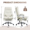 Home Office Chair 155° Reclining with Adjustable Lumbar Support for Back Pain Relief - 4 of 4