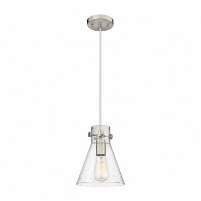 Newton Cone - 1 Light Pendant In Industrial Style-9.88 Inches Tall and 8 Inches Wide
