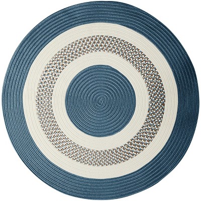 Colonial Mills Crescent Area Rug 5x5 Lake Blue
