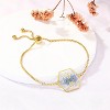 Pressed Wildflower Bracelet | Pressed Flower Bracelet | Gold/Silver Pressed Flower Jewelry | Personalized Handmade Jewelry - 2 of 4