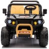 24V 2-Seater Ride-On Dump Truck for Kids, 6-Wheel 4WD UTV w/Remote, Dump Bed, LED Lights, Music, Perfect Gift - 3 of 4