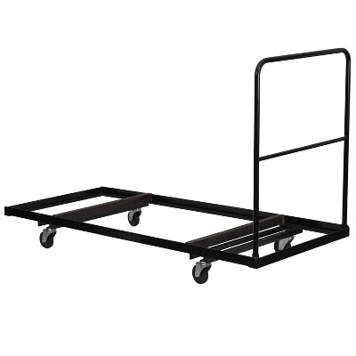 Emma and Oliver 30x72 Folding Table Dolly Storage - Party Event Rental Furniture