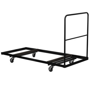 Emma and Oliver 30x72 Folding Table Dolly Storage - Party Event Rental Furniture - 1 of 3