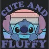 Women's Lilo & Stitch Cute and Fluffy Racerback Tank Top - 2 of 4