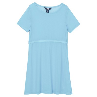 Lands' End Kids Short Sleeve Mesh Cover Up