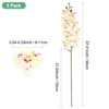 Unique Bargains Artificial Orchid Flowers Nine-headed Large Faux Phalaenopsis Silk Bouquets Real Touch 37 Inch - 3 of 4