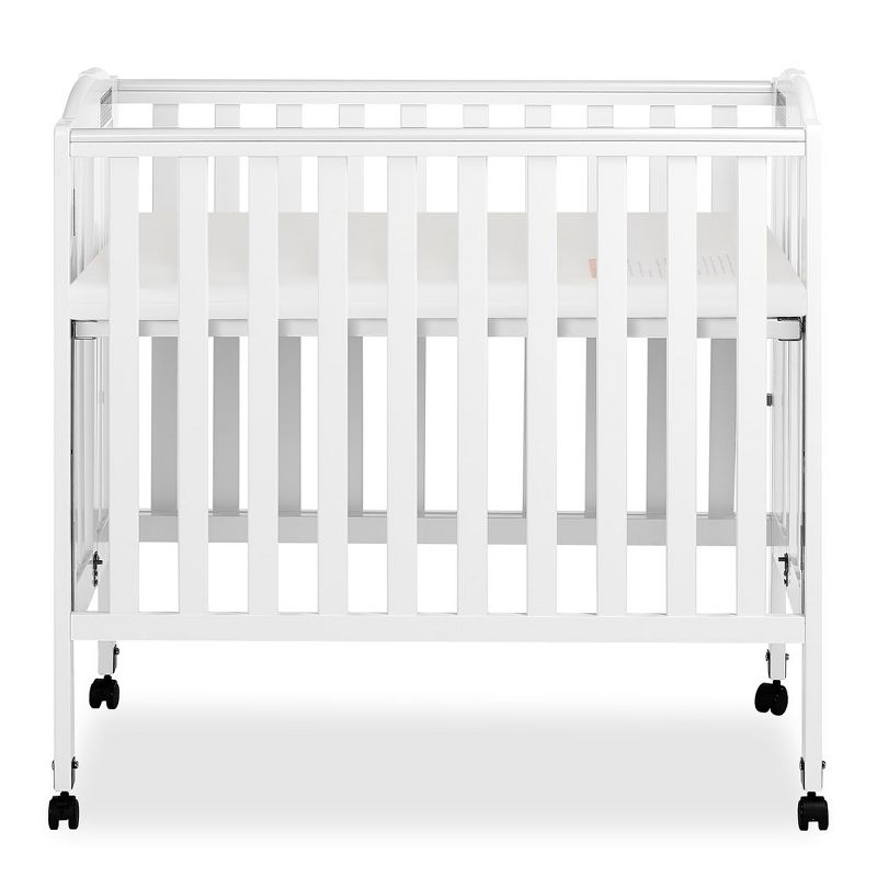 Dream On Me 3 in 1 Portable Folding Stationary Side Crib, 6 of 13