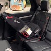 Diono Ultra Mat Full Size Car Seat Protector for Under Car Seat with 3 Mesh Storage Pockets Crashed Tested - Black - image 4 of 4