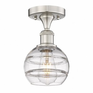 Rochester - 1 Light Semi-Flush Mount In Industrial Style-8 Inches Tall and 5.88 Inches Wide - 1 of 1
