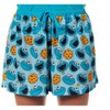 Sesame Street Women's Face Tossed Print Sleep Pajama Set Shorts Multicolored - 4 of 4