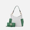 MKF Collection Penelope Circular Print Women’s Shoulder Bag with matching wallet by Mia K - 2 of 3