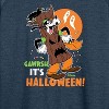 Women's - Disney - Gawrsh It's Halloween Lightweight French Terry Wide Neck Long Sleeve Shirt - 2 of 4