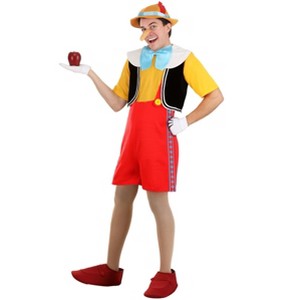 HalloweenCostumes.com Authentic Enchanting Disney's Pinocchio Adult Costume for Disney Fans | Ideal for Halloween, Cosplay Events, Disney Themed Parties - 1 of 4
