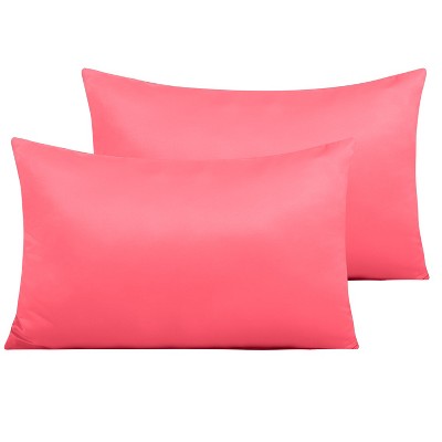 2 Pack Satin Zippered Pillowcases for Hair and Skin - NTBAY