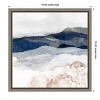 Amanti Art Beckoning Basin I (Mountain) by Jan Sullivan Fowler Canvas Wall Art Print Framed 16 x 16-in. - 4 of 4