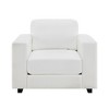 Grungis Chenille Accent Chairs with Widen Arms,Oversized Living Room Chairs,Comfy Chairs for Living Room,Bedroom,Ivory - 4 of 4