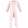 Touched by Nature Infant Girl Organic Cotton Sleep and Play, Girl Endangered Safari - 4 of 4