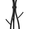 SEVOBAL Freestanding Coat Rack Hall Tree with 11 Hooks and Tree Branch Design for Entryway and Bedroom, Black, 18.5"*18.5"*74" - 3 of 4