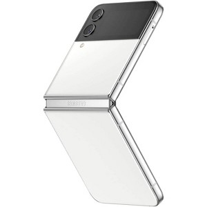 Samsung Galaxy Z Flip 4, 256GB, Silver/White - Unlocked : Target
