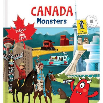 Canada Monsters - (City Monsters) (Board Book)