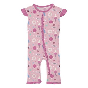 Girl Print Ruffle Tank Romper - KICKEE - 1 of 1