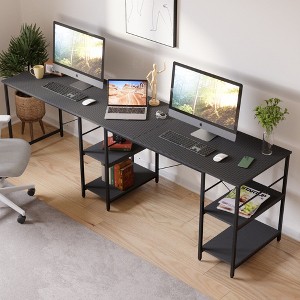 Bestier 59inch L Shaped Desk with Shelves Home Office Gaming Computer Desk - 1 of 4