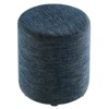 Modway Callum 16 in. Round Woven Heathered Fabric Upholstered Ottoman - 2 of 4
