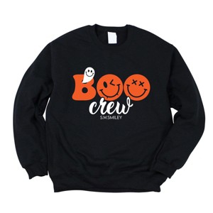 S.W.Smiley Boo Crew - Women's Graphic Sweatshirt - 1 of 4