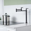 WOWOW Deck Mounted Pot Filler with Double Handle - 2 of 4