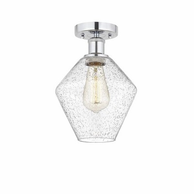 Cindyrella - 1 Light Semi-Flush Mount In Nautiical Style-11.25 Inches Tall and 8 Inches Wide