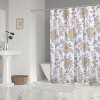 Reverie Floral Lined Shower Curtain with Grommets - Levtex Home - image 2 of 3