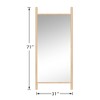 PexFix 31 in. W x 71 in. H Ladder-Style Solid Wood Framed Mirror in Brown - 4 of 4