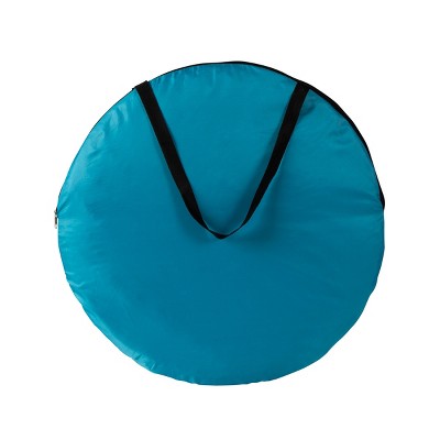 Blue 2-Person Pop-Up Beach Tent with Carry Bag