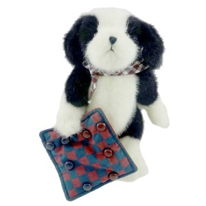 Boyds Bears 10.0 Inch Checkers Patriotic Americana Dog Plush Figurines - 1 of 3