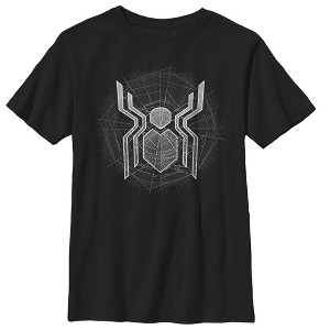 Boy's Marvel Spider-Man: Far From Home Ghostly Logo T-Shirt - 1 of 4