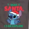 Men's - Lilo and Stitch - Dear Santa I Can Explain Short Sleeve Graphic T-Shirt - 2 of 4