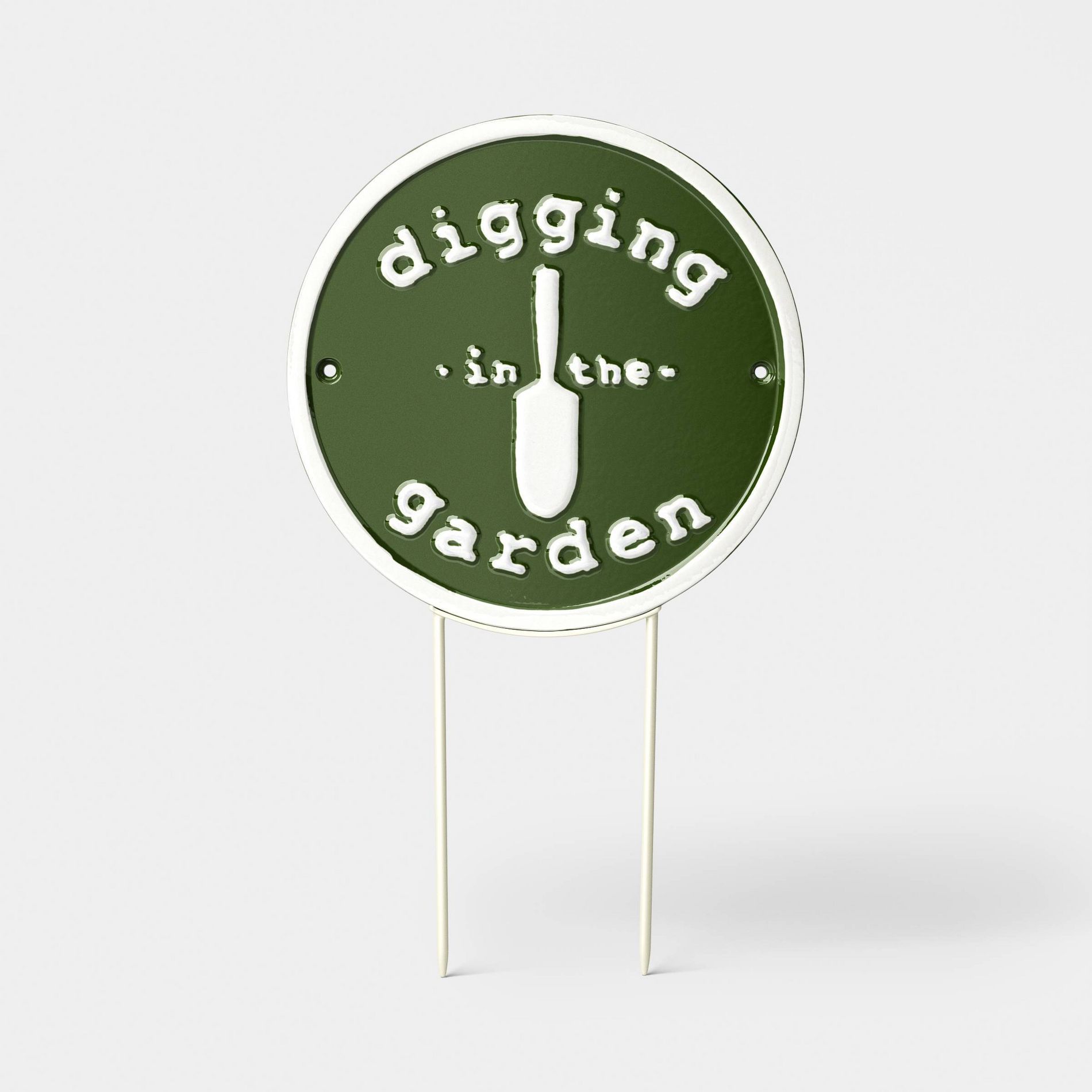 Metal "Digging in the Garden" Garden Sign - Threshold™