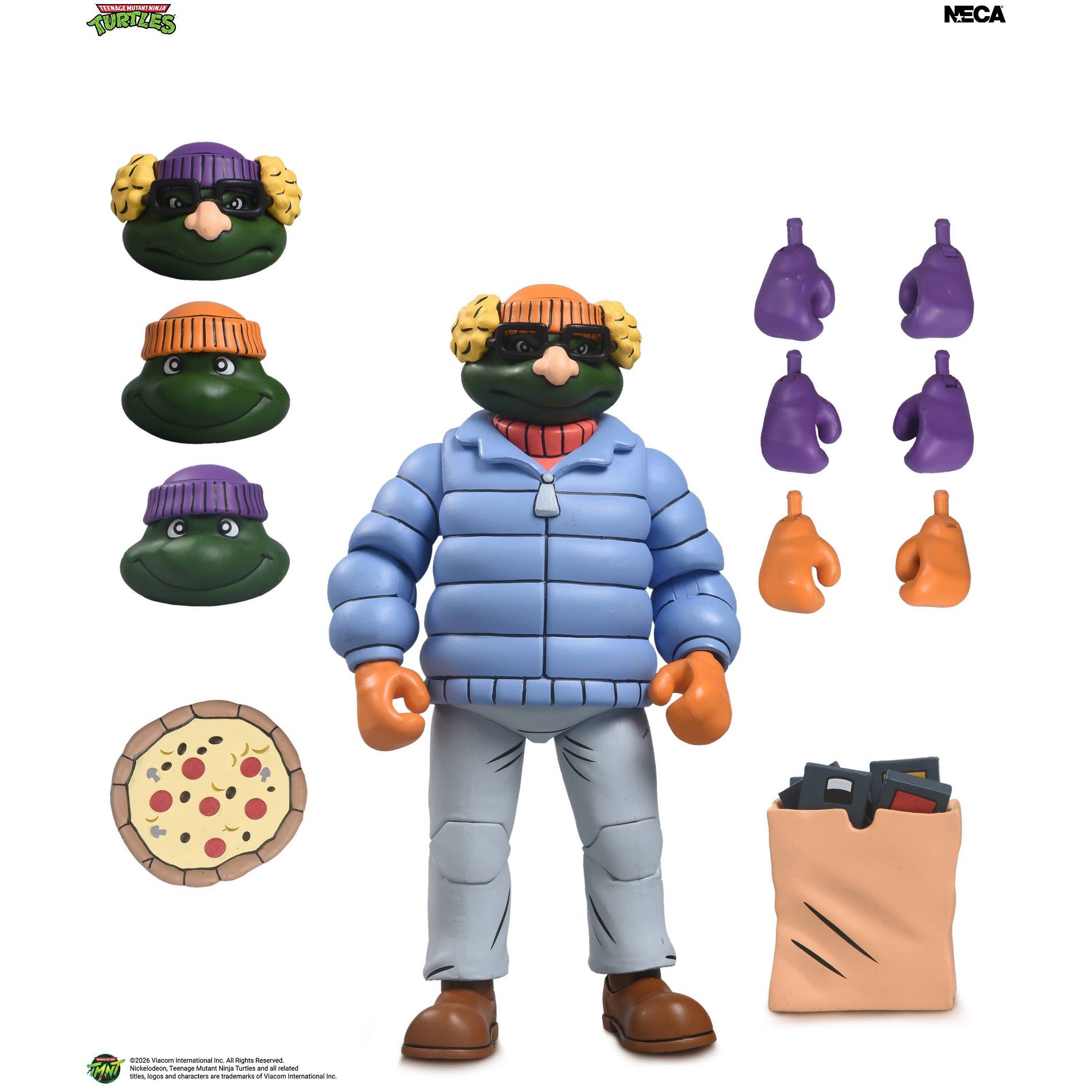 Teenage Mutant Ninja Turtles (1987 Cartoon) 7" Scale Action Figure - Incognito Michelangelo
