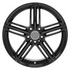 OE Wheels 18Inch Replica Wheel AU12 Fits Audi RS6 Rim 18x8 Black Wheel ET45 - 2 of 4