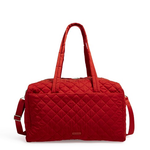 Vera Bradley Performance Twill Collection Triple Compartment Crossbody Bag - Cardinal Red