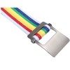 Unique Bargains Gender Neutral Canvas Web Belt with Metal Slide Buckle Width 1 1/2" 1 Pc - 2 of 4