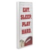 Stupell Industries Eat Sleep Play Hard Sports, 10" x 24" - 3 of 4