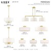Livex Lighting Meridian 3 - Light Chandelier in  Satin Brass - 3 of 3