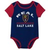 MLS Real Salt Lake Infant Boys' 3pk Bodysuit - 3 of 4