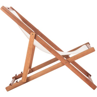 Contemporary Eucalyptus Wood Armless Side Chair in Natural Beige