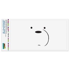 We Bare Bears Ice Bear Automotive Bumper Sticker - 1 of 4