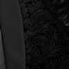 Coolmee Men's Floral Tuxedo Jacket Jacquard Suit Jacket One Button Slim Fit Blazer - 3 of 4